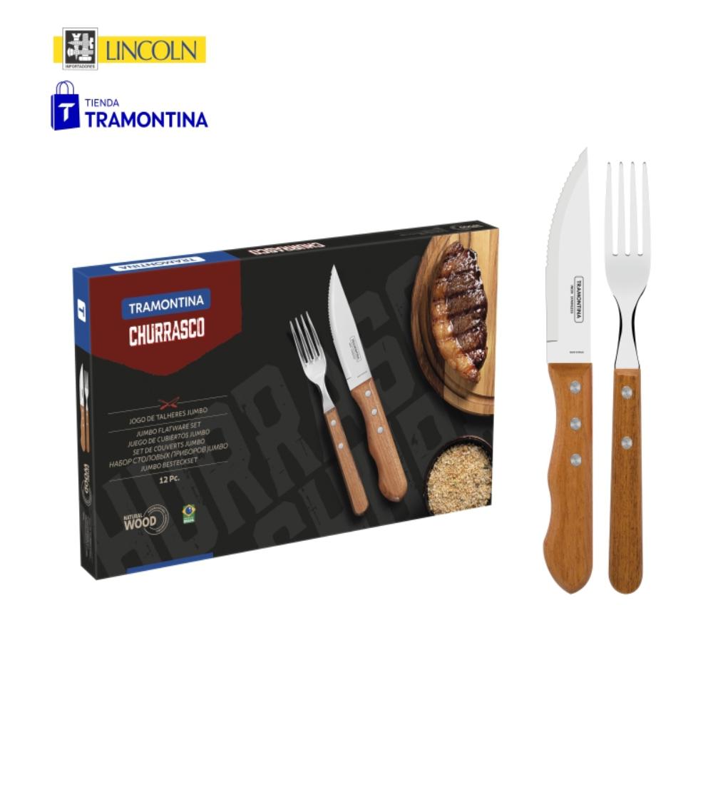 JUEGO PARA ASADO TRAMONTINA 12 PIEZAS 063